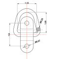 Surface Mounted Rope Rings For UTV Trailer